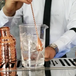 Barlöffel Dreizack | 40 cm - Kupfer