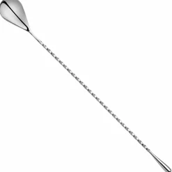 Barlöffel Tropfenform | 30 cm - Silber