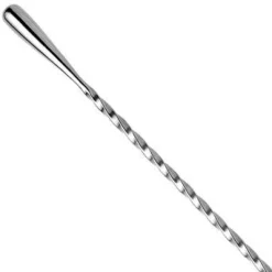 Barlöffel Tropfenform | 30 cm - Silber