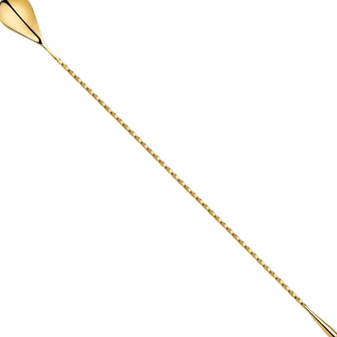 Barlöffel Tropfenform | 30 cm - Gold