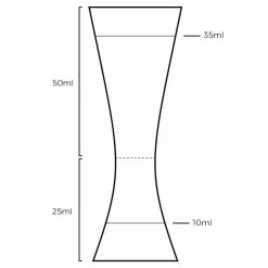 Barmaß - Aero Jigger | 25/50 ml - Tattoo Verzierung