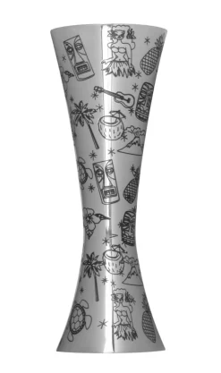 Barmaß - Aero Jigger | 25/50 ml - Tiki Verzierung