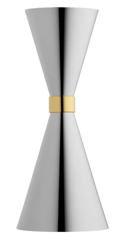 Barmaß Mr. Slim | 30/60 ml - Silber mit Goldring