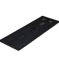 Barmatte Gummi stabil | Schwarz - 60x20 cm