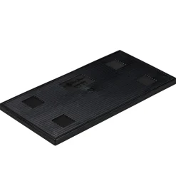 Barmatte Gummi stabil | Schwarz - 30x15 cm