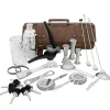 Barrolle mit Cocktailset Deluxe | Braun
