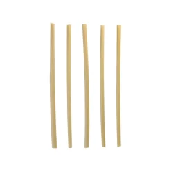 Bio Cocktail-Strohhalm aus Stroh | Ø 4 mm x 15 cm - Papstar Pure (250 Stk)