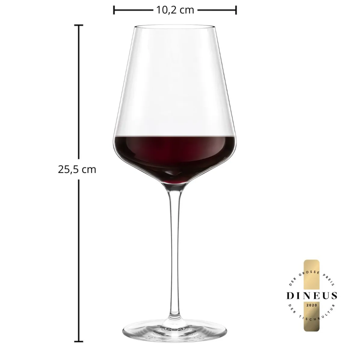 Bordeauxglas | Quatrophil - Stölzle Lausitz | 0,2l Eiche - 645 ml (6 Stk)