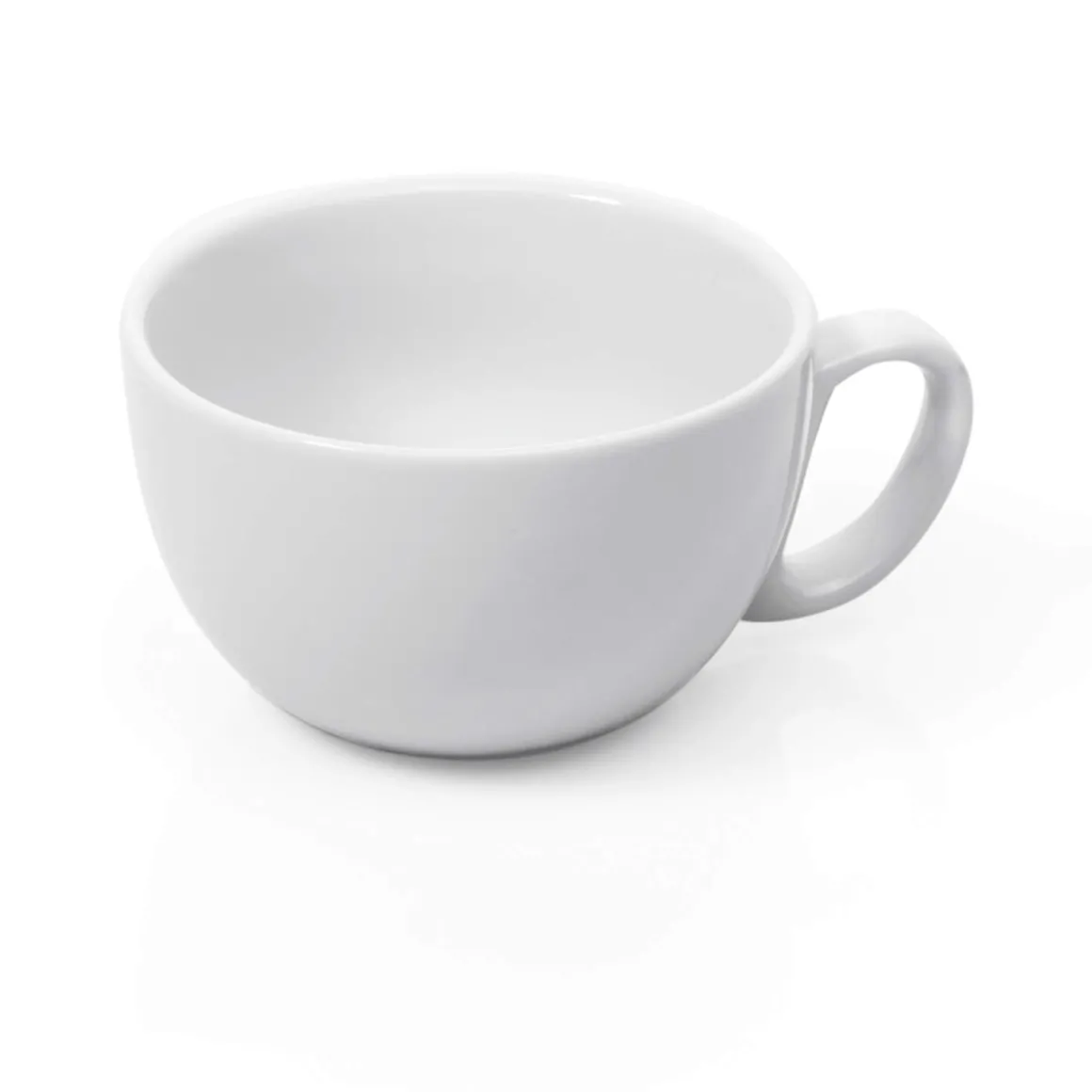Caffé Latte Tasse - Italia White | Weiß - 350 ml (6 Stk)