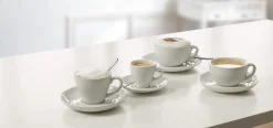 Caffé Latte Tasse - Italia White | Weiß - 350 ml (6 Stk)