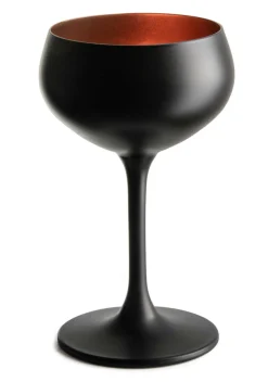 Cocktailglas Retro Coupe | Schwarz matt - 220 ml