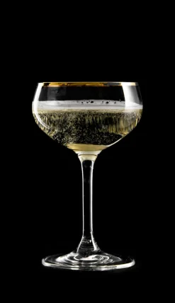 Cocktailglas Retro Coupe | Goldrand - 220 ml (4 Stk)