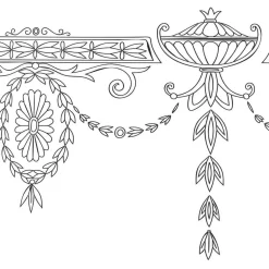 Cocktailglas Retro Fizz | 1890er Verzierung - 200 ml