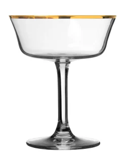 Cocktailglas Retro Fizzio | Goldrand - 260 ml