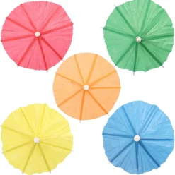 Cocktailschirmchen uni | Ø 8 cm - Papstar Pure (144 Stk)