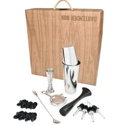 Cocktailset 18-teilig - Geschenkbox | Silber