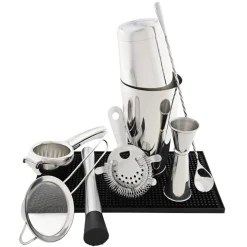 Cocktailset Tin in Tin 2 - Silber