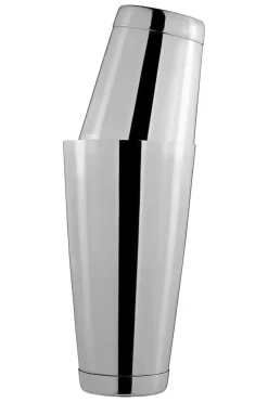 Cocktailshaker Tin-in-Tin | mit Bodenkappe - Silber