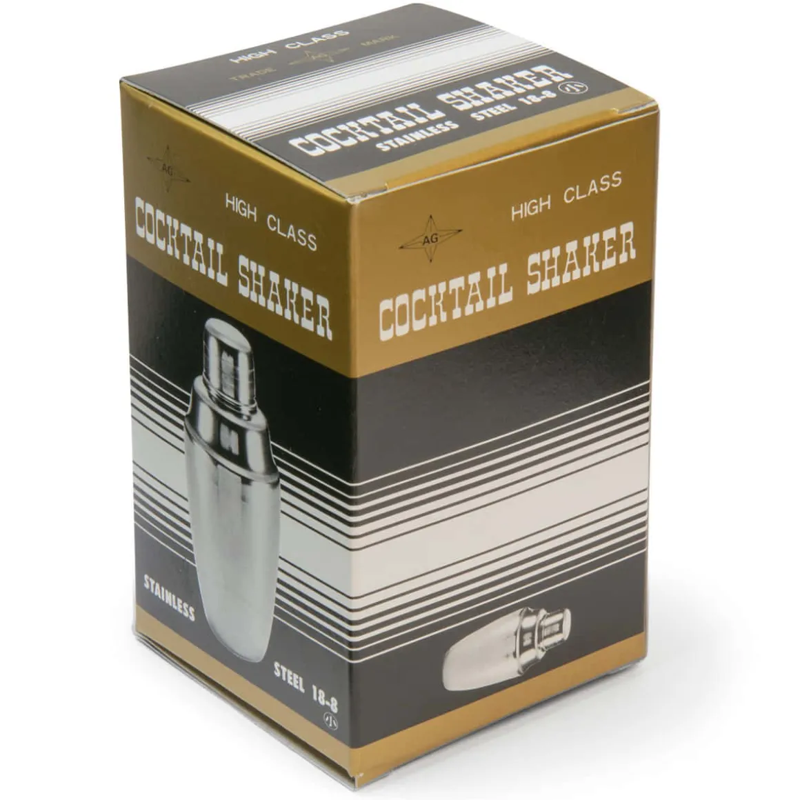 Cocktailshaker Yukiwa AG klein | dreiteilig - 360 ml - Silber
