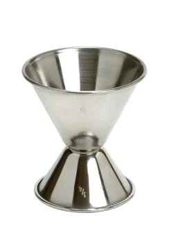 Doppelbarmaß Edelstahl | 20/40 ml - Silber