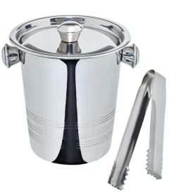 Eiseimer Mini Deluxe | mit Deckel & Zange – 1L