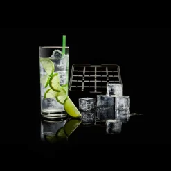 Eiswürfelform mit Deckel – Platin Silikon – Lurch | 20 x 3 cm