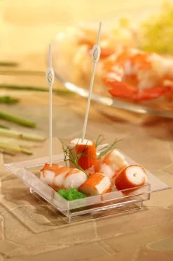 Fingerfood-Spieße "Mali" | 12 cm - Papstar Pure (100 Stk)