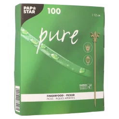 Fingerfood-Spieße "Royal" | 12 cm - Papstar Pure (100 Stk)