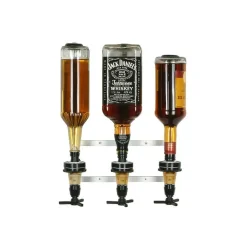 Flaschenhalter - Wandmontage | 3 Flaschen