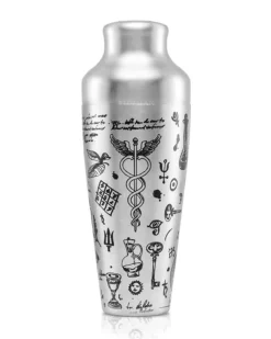 French Shaker Chrono Tattoo | 2 teilig - 550 ml - Alchemy verziert