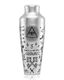 French Shaker Chrono Tattoo | 2 teilig - 550 ml - Alchemy verziert