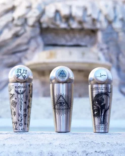 French Shaker Chrono Tattoo | 2 teilig - 550 ml - Alchemy verziert