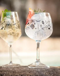 Gin Tonic Ballonglas - Alchemy Verzierung | 720 ml