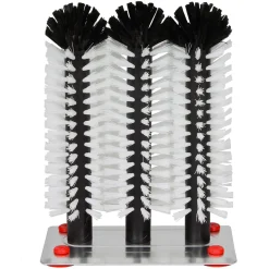 Glasspülbürste mit Metallboden | 3x25 cm