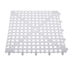 Gläser-Abtropfmatte stabil | 33x33 cm - Klar