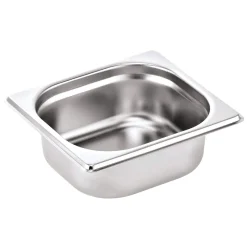 GN 1/6 Behälter - Edelstahl - GN Essentials | 6,5 cm