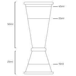 Japan Jigger | 25/50 ml - Kupfer
