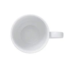 Kaffeetasse Karomuster | Weiß - 300 ml (4 Stk)