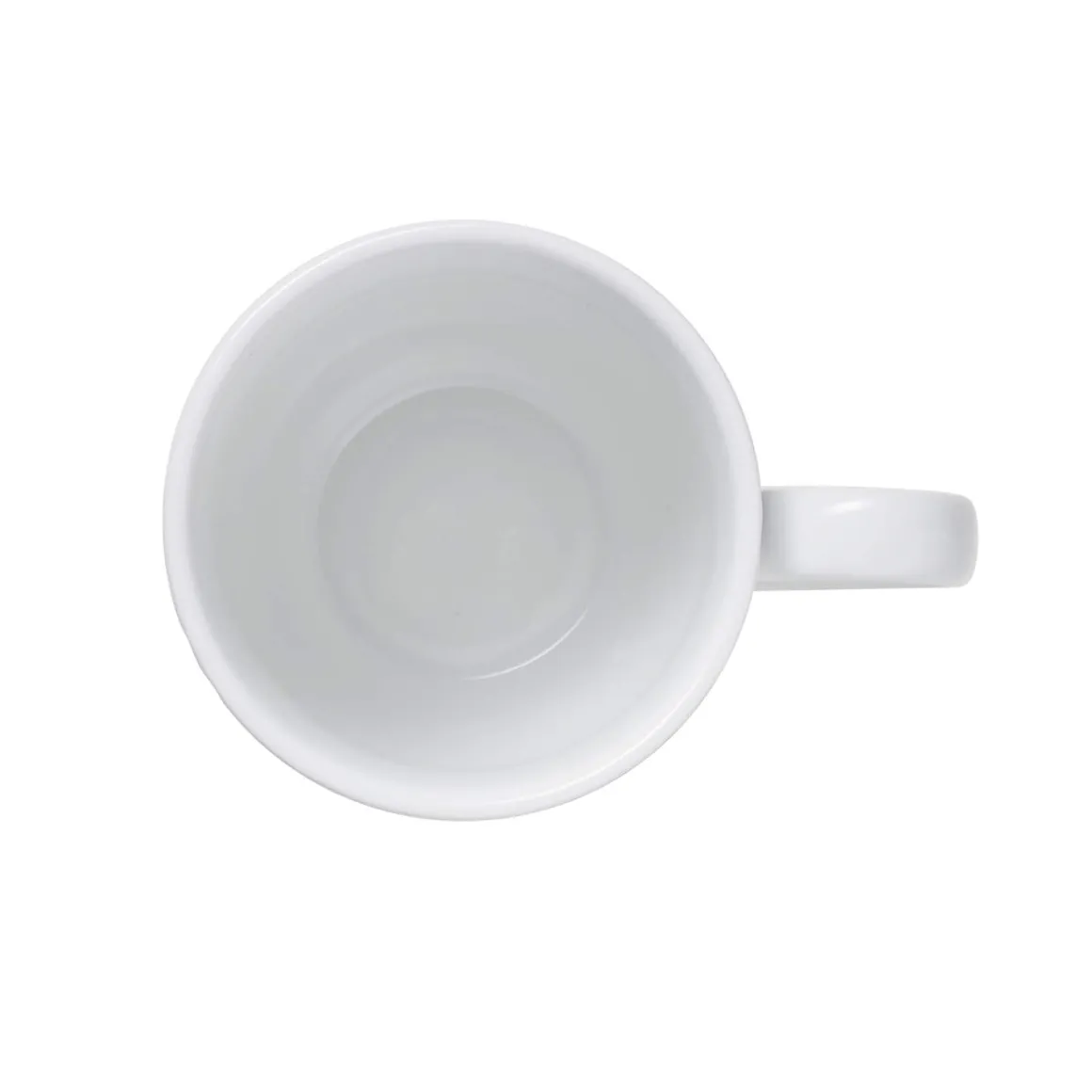 Kaffeetasse Karomuster | Weiß - 300 ml (4 Stk)
