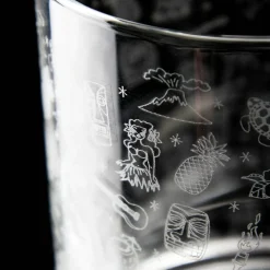 Old Fashioned Glas - Tiki Verzierung | 250ml
