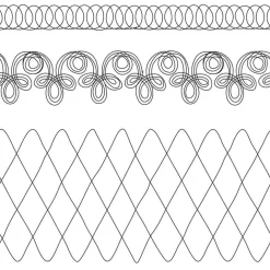 Retro Longdrinkglas | 1910er Verzierung - 350 ml