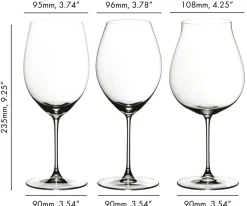 Rotwein Tasting Set | Veritas - Riedel | 3 Stk