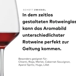 Rotweinglas | Taste - Schott Zwiesel | 0,2l Eiche - 500 ml (6 Stk)