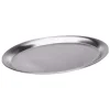 Serviertablett oval - Edelstahl matt | 29 x 22 cm