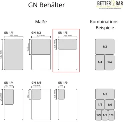 Silikondeckel Flexsil - GN 1/3