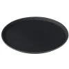 Tablett rutschfest - Polypropylen | Schwarz - Ø 45 cm