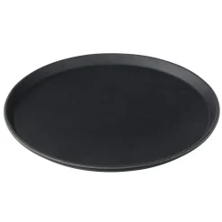 Tablett rutschfest - Polypropylen | Schwarz - Ø 40 cm