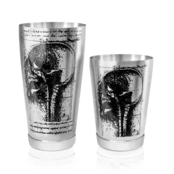 Tin-in-Tin Cocktail Shaker - Kenko Tattoo | Leonardo verziert