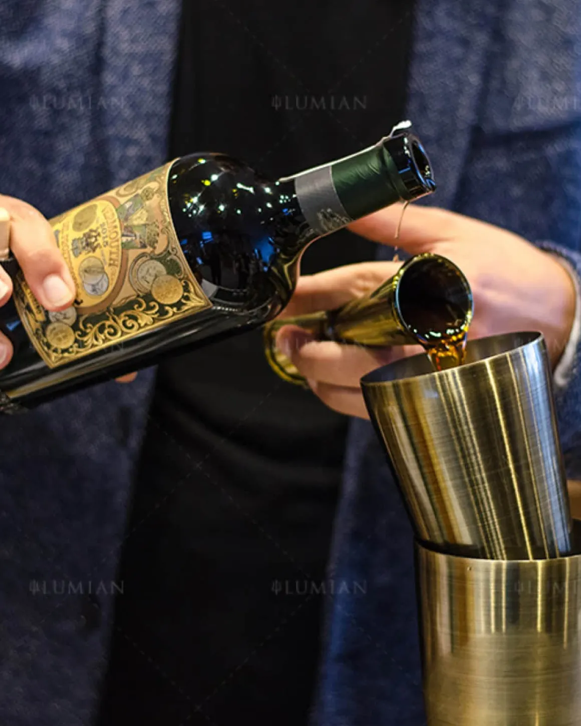 Tin-in-Tin Cocktail Shaker - Kenko | Bronze