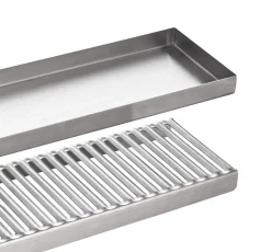 Tropfblech Edelstahl | 48,5 x 10,5 cm